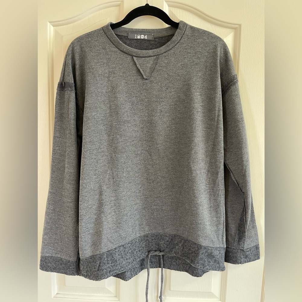 Coin 1804 brand gray sweatshirt. Worn once, like new.